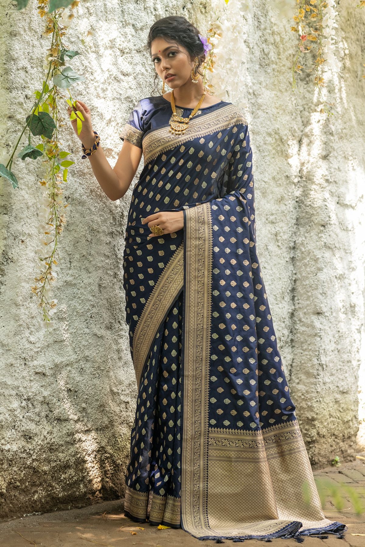 Katan wedding store saree