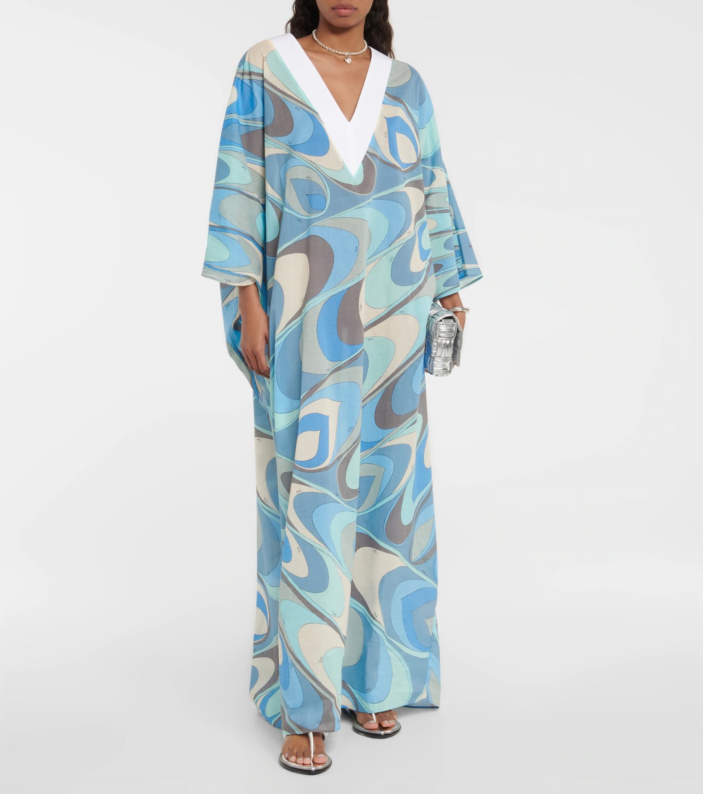 Party Wear Printed Kaftan