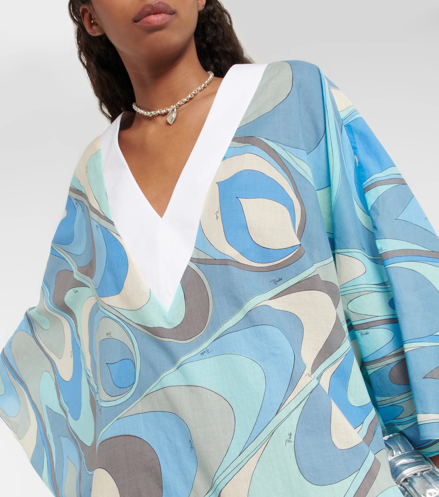 Party Wear Printed Kaftan