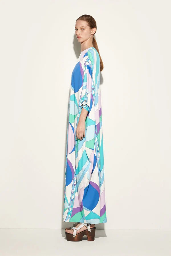 Printed Long Western Kaftan