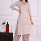 Pure Cotton Afghan Style Kurta Set